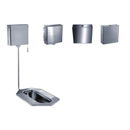 Toilette Squat Pan en acier inoxydable
