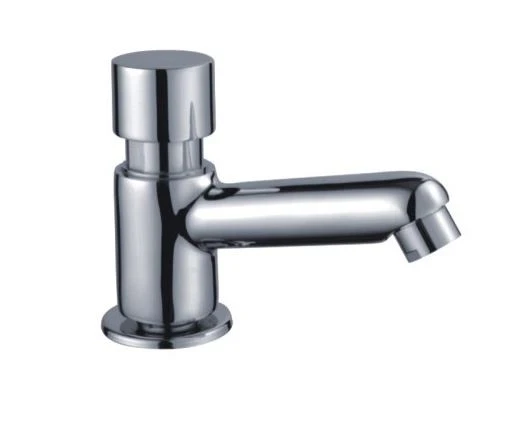 Bathroom Time Delay Faucet Copper Wash Basin Single Cold Water Tap Bathroom Time Delay Faucet Copper Wash Basin Single Cold Water Tap
