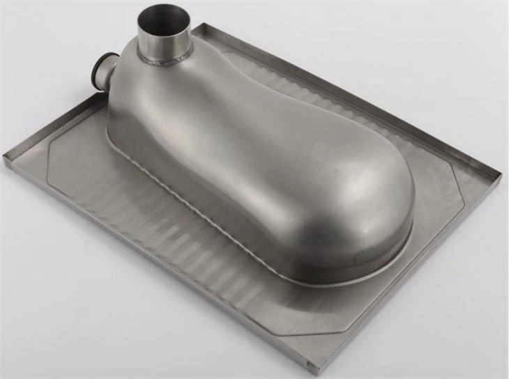 Stainless Steel 304 Custom Train Squat Pan Prison WC Squatting Pan