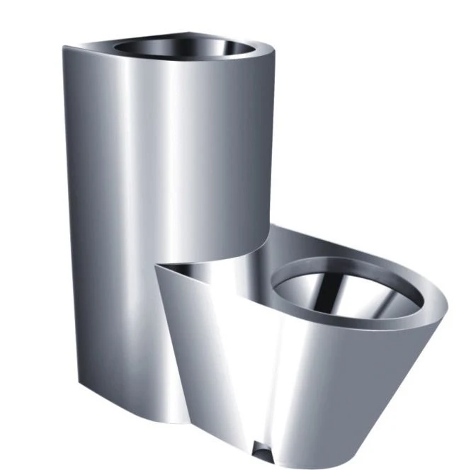 Ensemble de lavabo de toilette en acier inoxydable pour prison