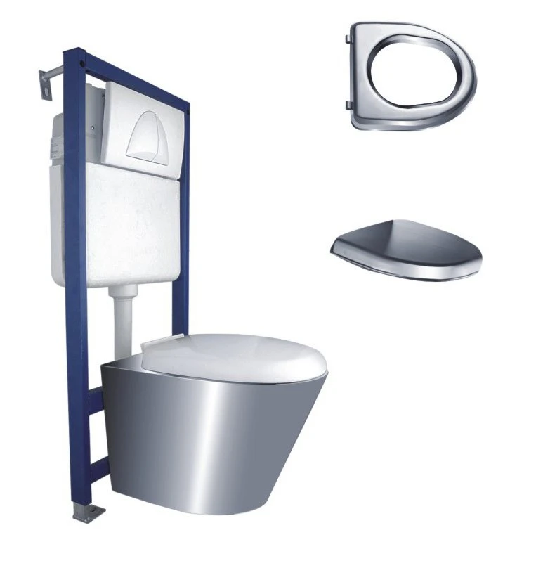 Toilette en acier inoxydable Chine