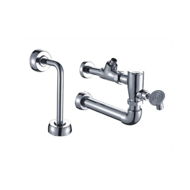 Pédale à fermeture automatique Laiton Chrome Plating Urinal Flush Valve