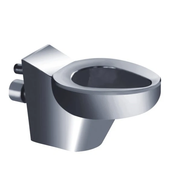 Bol de toilette en acier inoxydable de prison