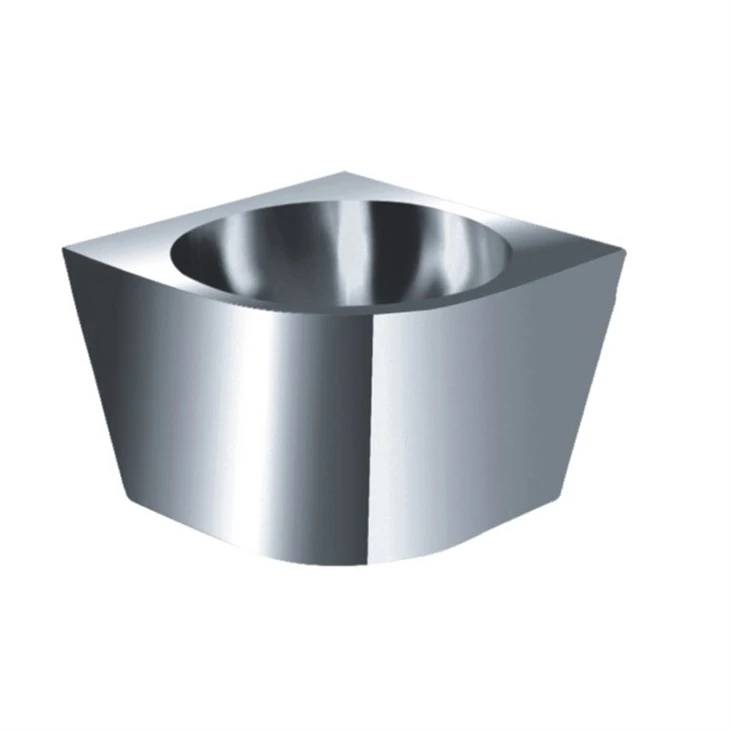 Évier de lavage rond en acier inoxydable