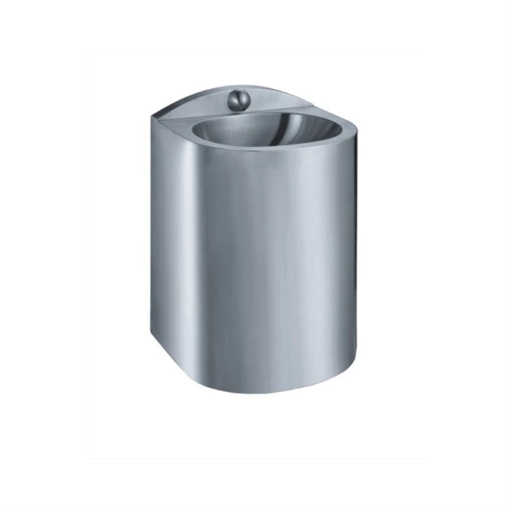 Lavabo à main libre debout en acier inoxydable