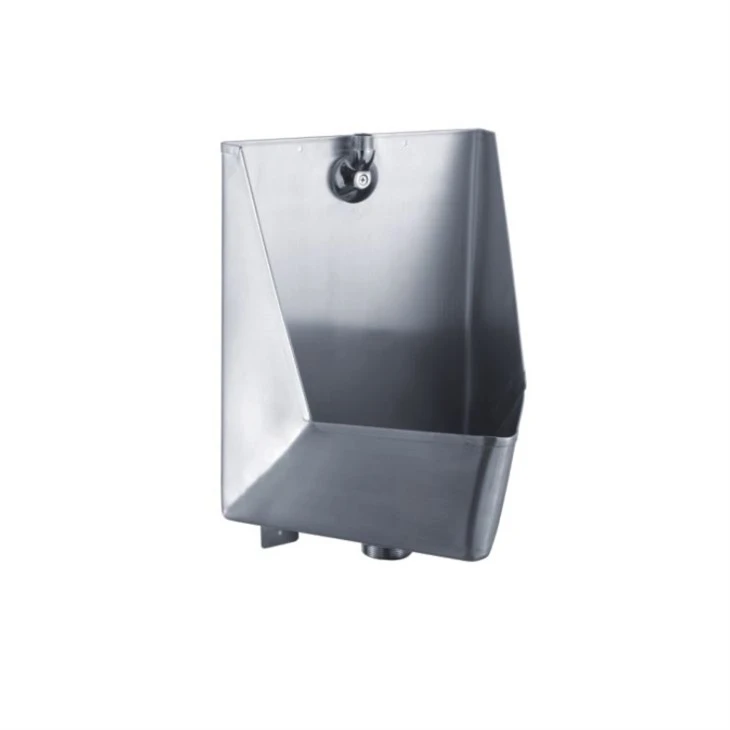 Urinoirs muraux en acier inoxydable
