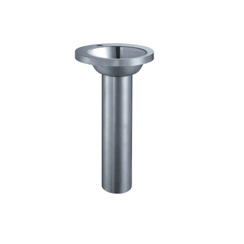 Lavabo à main sur socle en acier inoxydable