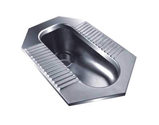 Toilettes turques en acier inoxydable
